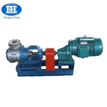 High viscosity heated jacket internal gear oil pump